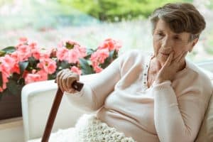 Woman with Dementia Behavior Triggers